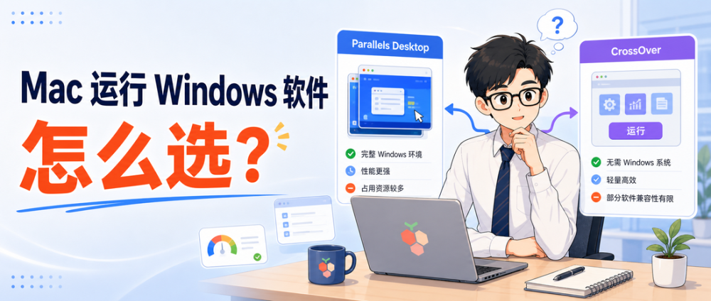Mac 运行 Windows 软件，Parallels Desktop 和 CrossOver 怎么选？