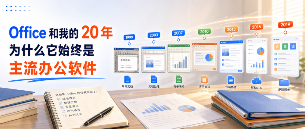 Office 和我的 20 年：为什么它始终是主流办公软件