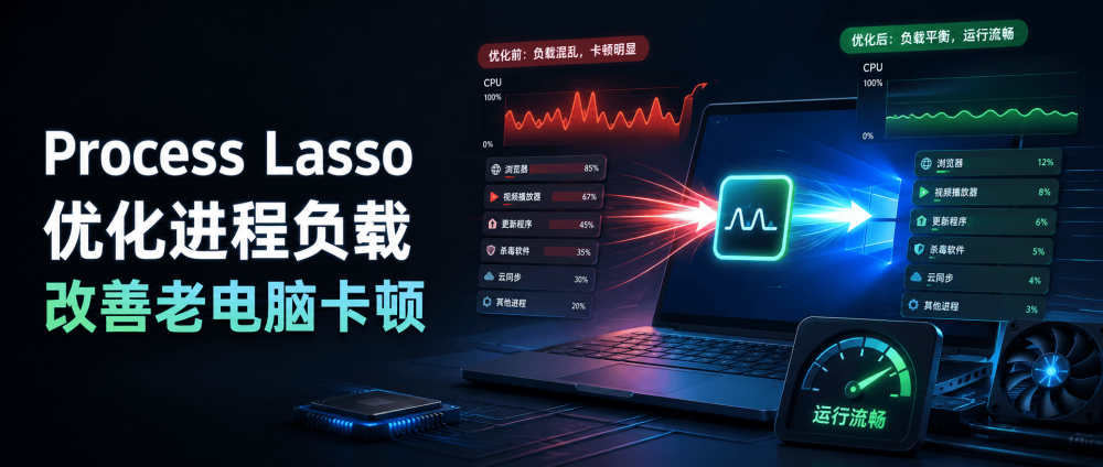 Process Lasso：优化进程负载，改善老电脑卡顿
