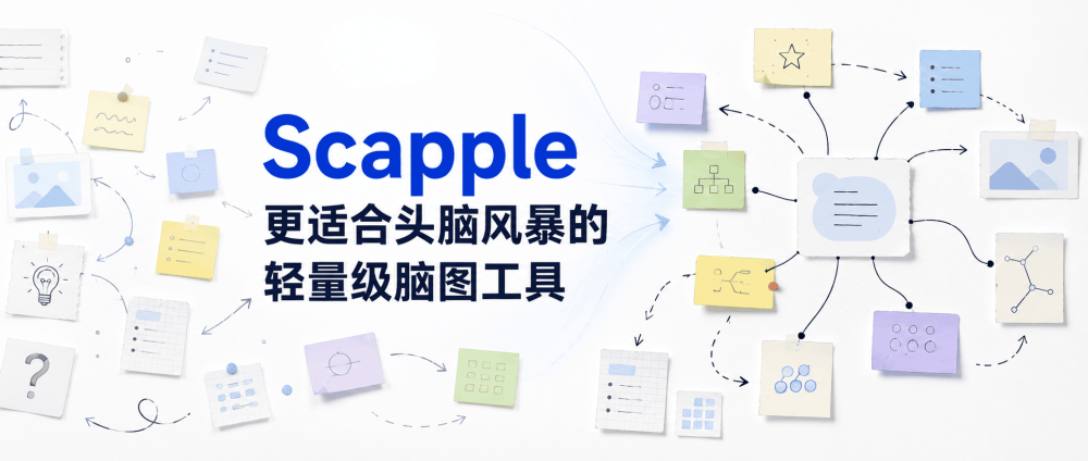 Scapple：更适合头脑风暴的轻量级脑图工具