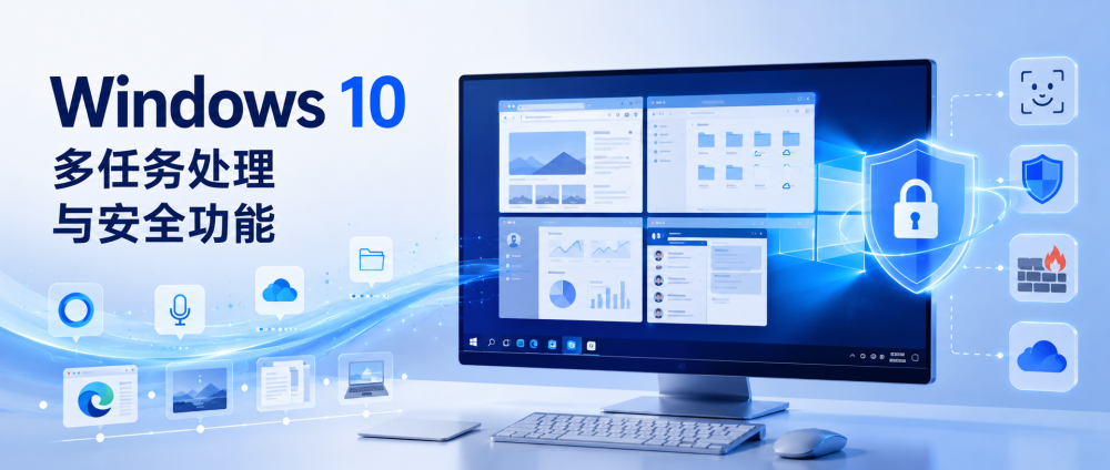 Windows 10 的多任务处理与安全功能，有哪些值得关注？